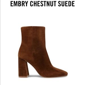 NWOT Steve Madden Embry Suede Booties